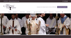 Desktop Screenshot of catholicfamilyconference.org