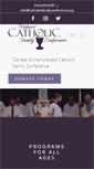 Mobile Screenshot of catholicfamilyconference.org